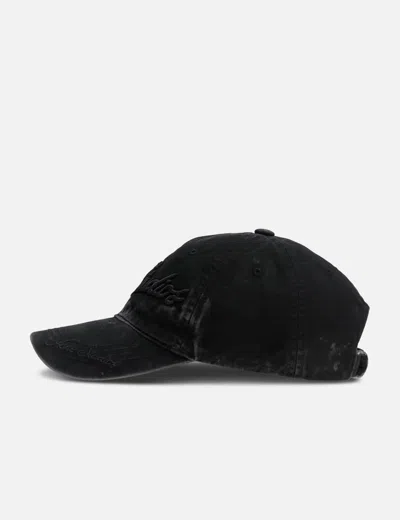 Acne Studios Embroidered Logo Cap In Black