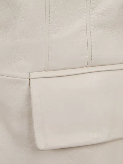 Sword 6.6.44 Button Patch Pocket Jacket In White