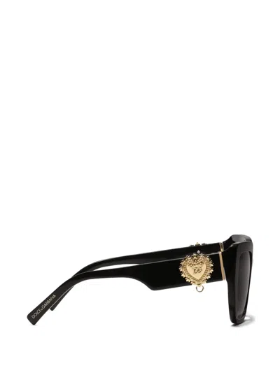Dolce & Gabbana Devotion Sunglasses In Black