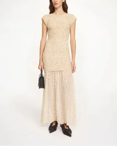 By Malene Birger Corinna Maxi Dress Polka Dot Print In Multi