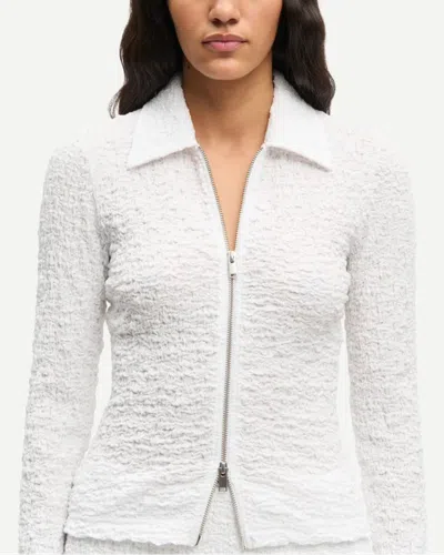 Samsoe & Samsoe Sadaisy Zip Blouse In White
