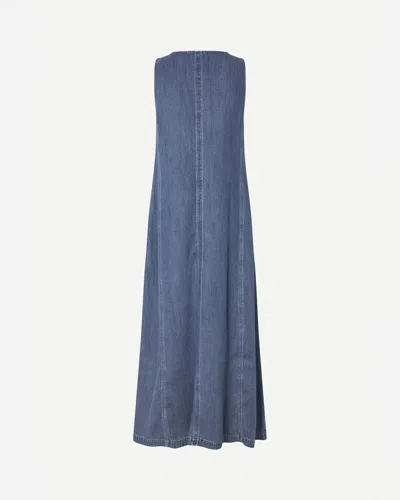 Samsoe & Samsoe Saskylar Dress In Blue