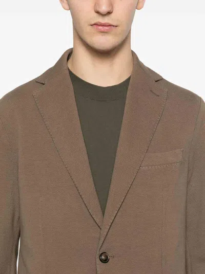 Circolo 1901 Patch-pocket Jacket In Brown