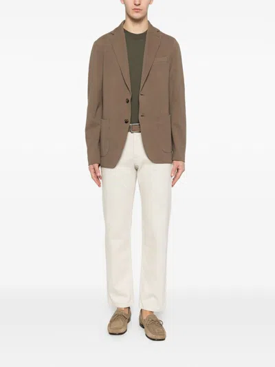 Circolo 1901 Patch-pocket Jacket In Brown