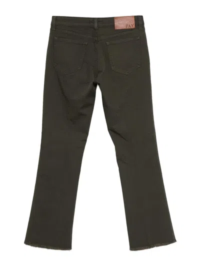 Fay Button-fastening Jeans In Green