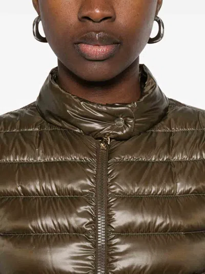 Herno Down Jacket In Metallic