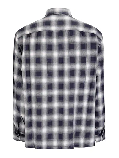 Our Legacy Every Shirt Reno Cowboy Relaxedfit Checked Viscose Shirt In Black