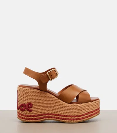 Chloé Elegant Sandal With 10.5 Cm Heel Height For Women In Pink