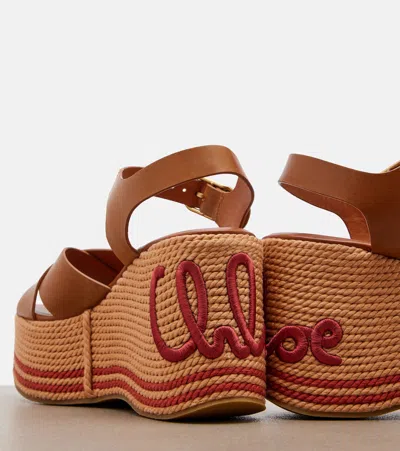 Chloé Elegant Sandal With 10.5 Cm Heel Height For Women In Pink