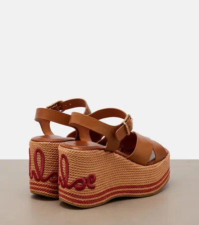 Chloé Elegant Sandal With 10.5 Cm Heel Height For Women In Pink