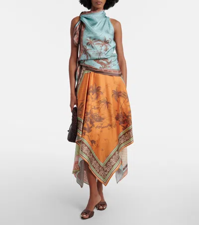 Veronica Beard Tia Sandals Espresso Tinted Raffia In Brown