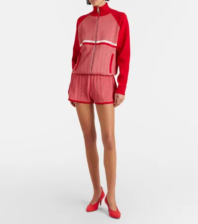 Versace Cotton-blend Jacquard Jacket In Multi