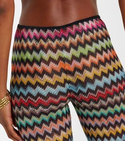 Missoni Chevron-pattern Trousers In Multi