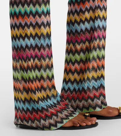 Missoni Chevron-pattern Trousers In Multi