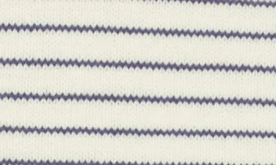 Blu Pepper Stripe Button Front Sweater Vest In Blue