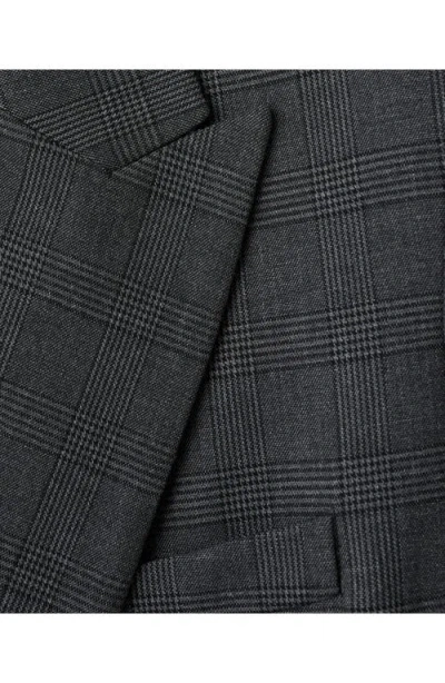 Mango Double Breasted Blazer In Gray