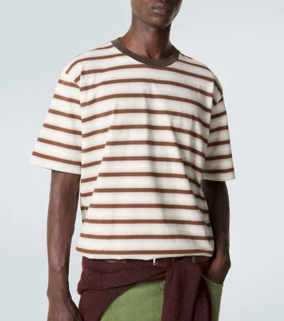 Auralee Gradient Stripes T-shirt