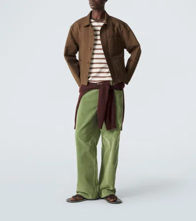 Auralee Gradient Stripes T-shirt