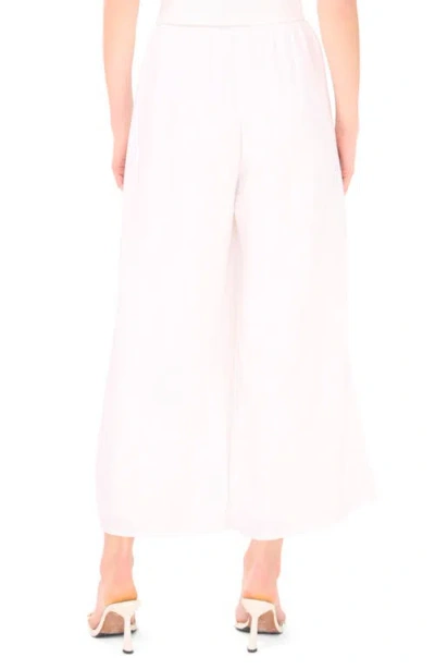 Parker Flowy Drawstring Pants In White
