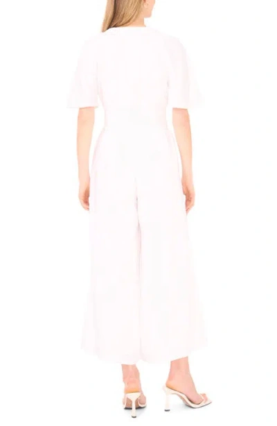Parker Flowy Drawstring Pants In White