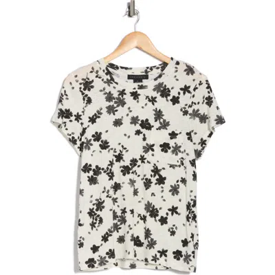 Sanctuary Cotton Blend Pocket T-shirt In Multi