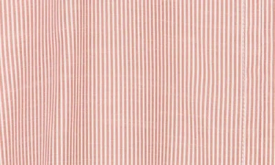 Max Studio Stripe Collared Top