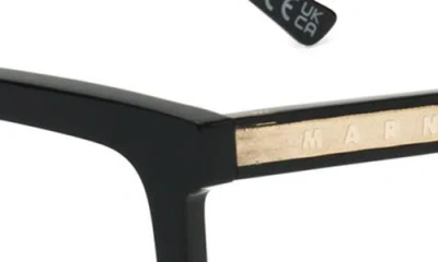 Marni 57mm Rectangular Reading Glasses In White