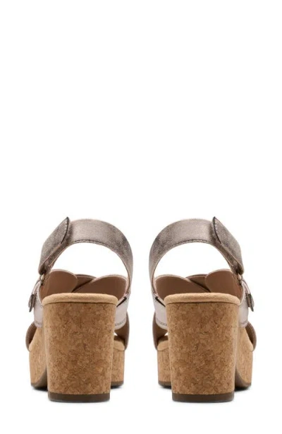 Clarks Nerisa Pace Sandal In Silver