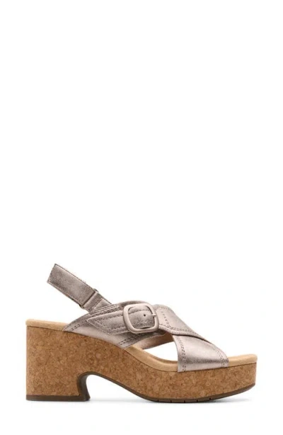 Clarks Nerisa Pace Sandal In Silver