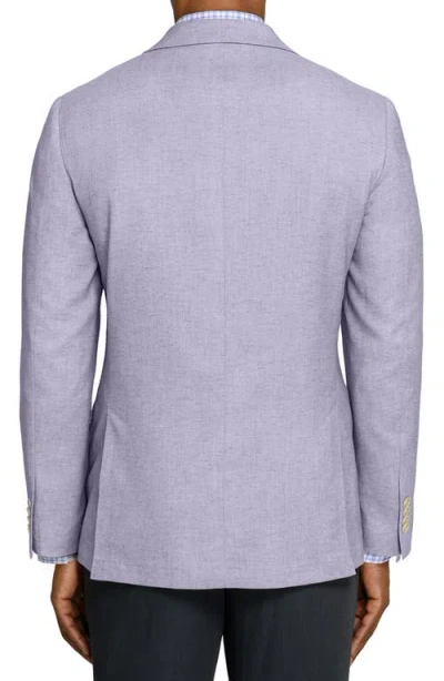 Construct Solid Lino Sport Coat In Purple