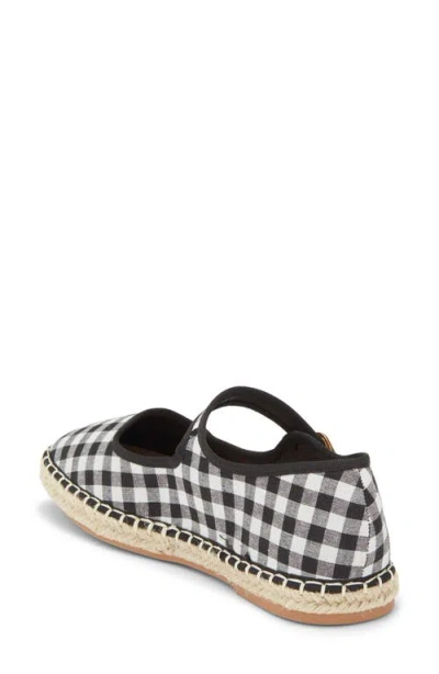 Top Moda Fallon Gingham Mary Jane Flat In Multi