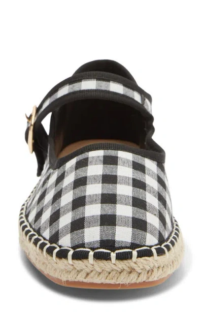 Top Moda Fallon Gingham Mary Jane Flat In Multi