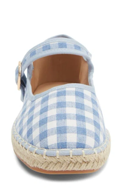 Top Moda Fallon Gingham Mary Jane Flat
