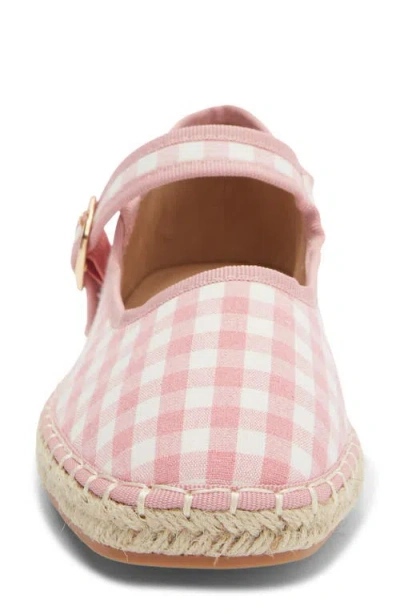 Top Moda Fallon Gingham Mary Jane Flat