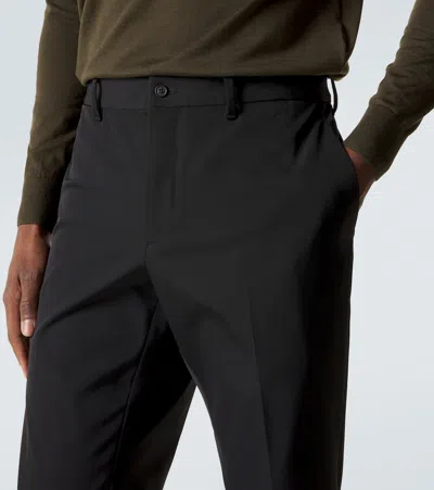 Prada Technical Straight Pants In Black