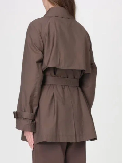 Max Mara The Cube Coats Brown In Brown