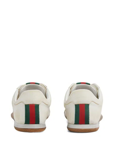 Gucci Elan Washed Leather Low-top Sneakers In Multi