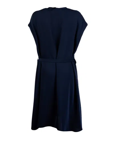 Herno Dresses Blue In Blue