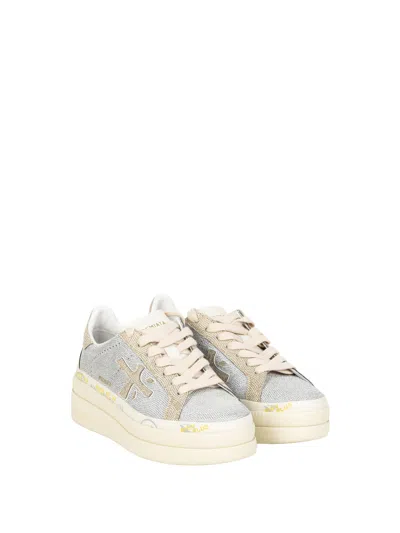 Premiata Sneakers Silver In Multi