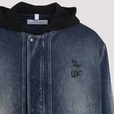Off-white Jackets Blue In Blue