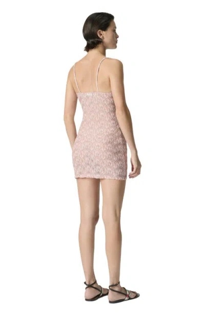 Missoni Patterned Mini Dress In Pink