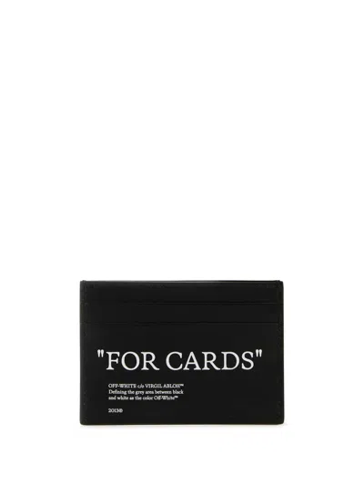 Off-white Wallets Blacks And Greys