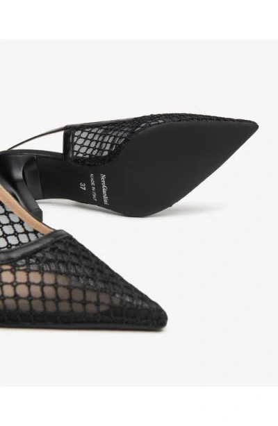 Nerogiardini Slingback Pointed Toe Pump In Black