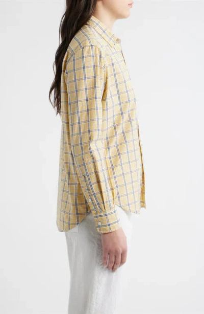 Frank & Eileen Eileen Relaxed Button-up Shirt In Brown