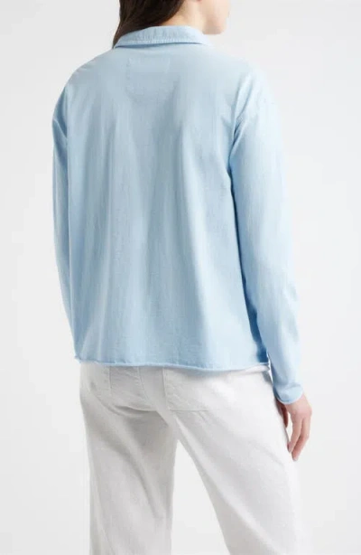Frank & Eileen Patrick Popover Henley In Blue