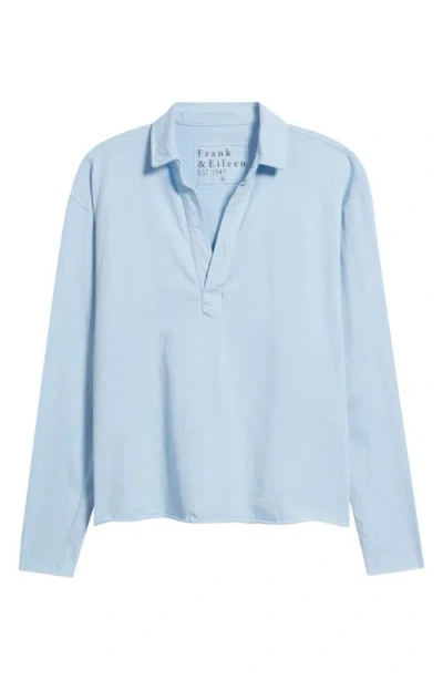 Frank & Eileen Patrick Popover Henley In Blue