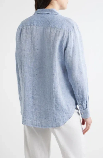 Frank & Eileen Eileen Relaxed Button-up Shirt In Blue