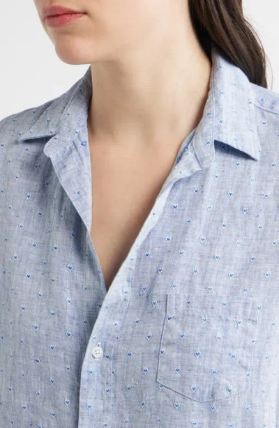 Frank & Eileen Eileen Relaxed Button-up Shirt In Blue
