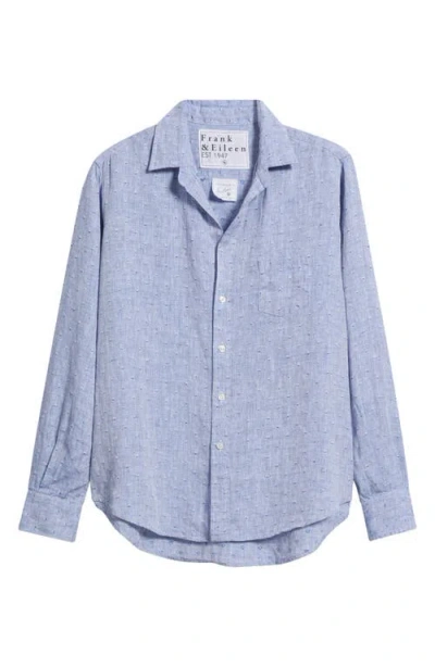 Frank & Eileen Eileen Relaxed Button-up Shirt In Blue