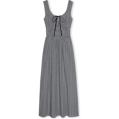 Rails Jordie Smocked Maxi Dress In White